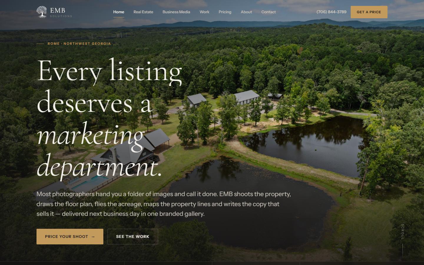 EMB Solutions property media website